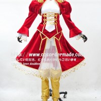 コスプレ衣装オーダーメイド：FateEXTRA(フェイトエクストラ)セイバー(赤)